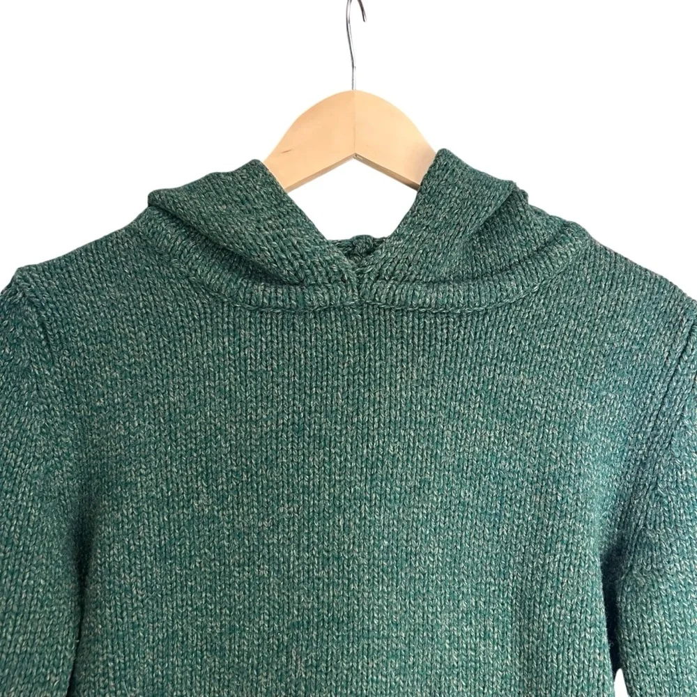 Zadig & Voltaire Forest Green Knit Hoodie Sweater Wool Blend Sz 1 Small - Picture 12 of 12